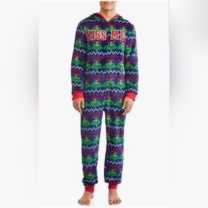 Dec 25th Minky Fleece Drop Seat Union Suit PJ